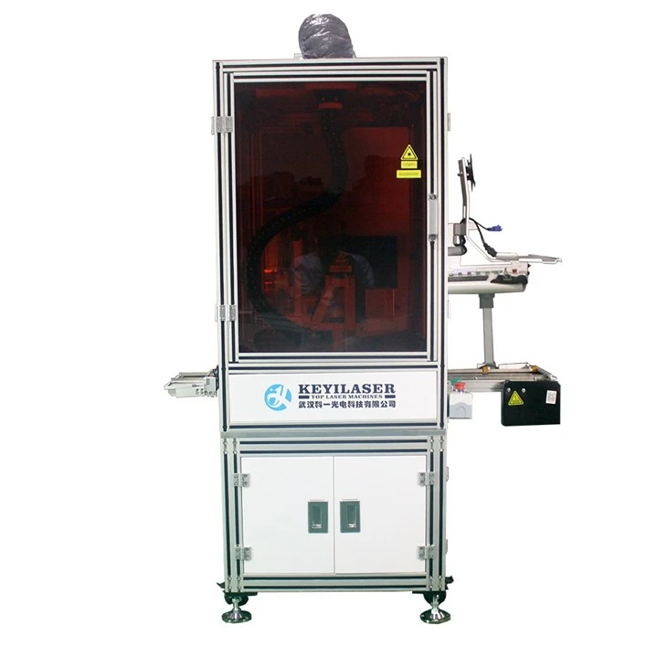 Enclosed Visual Positioning Fiber Laser Marking Machine