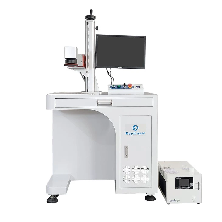 Vattenkylning UV Laser Markeringsmaskin 5w För Glas